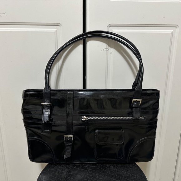 Laurel Black Leather Bag - Picture 3 of 6